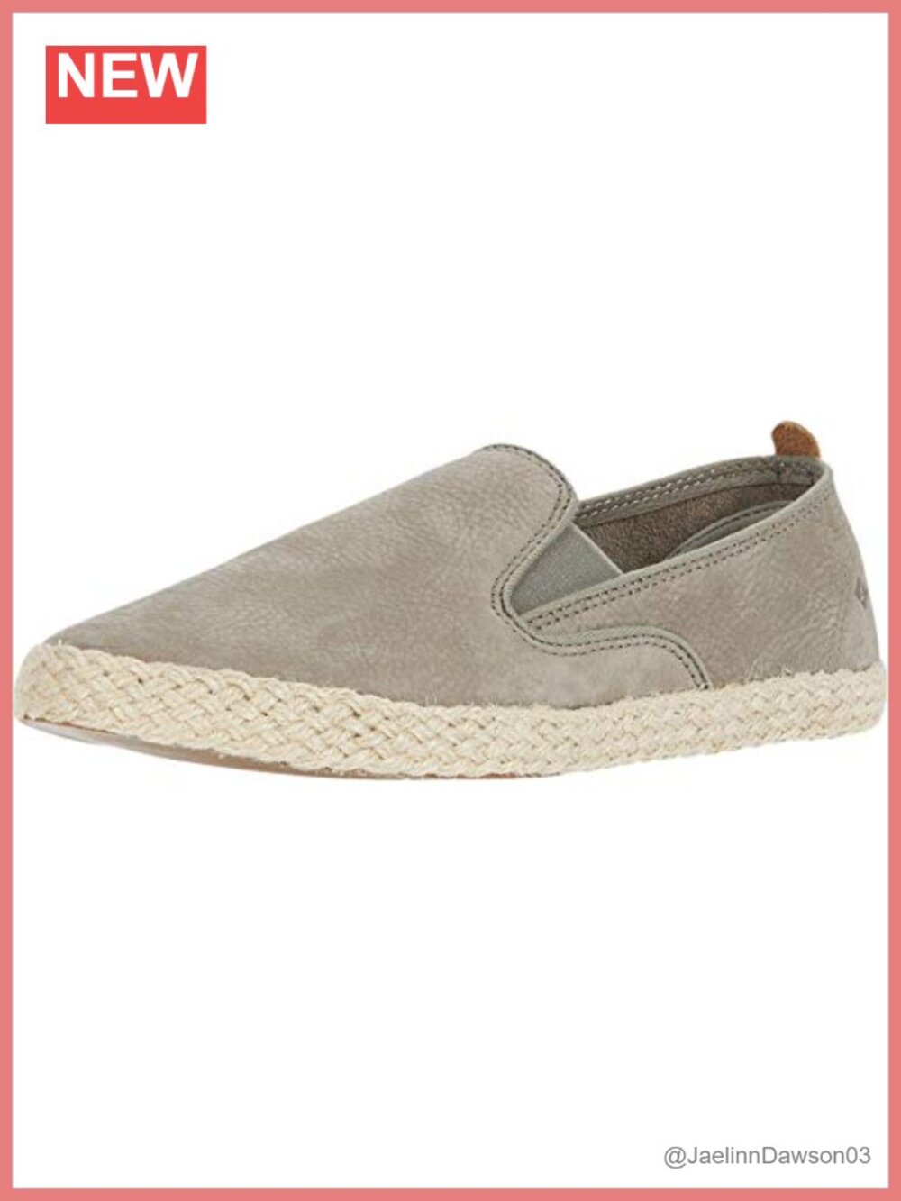 Women's Leather Boat Shoe Jute Wrap Pull-On Loafers